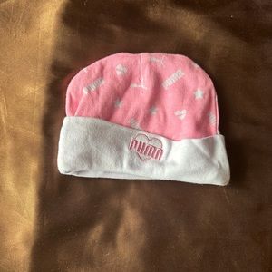 Girls puma hat, 0/3 months